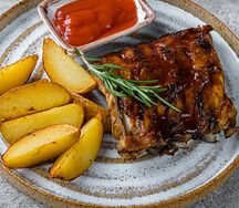 Свиные ребра BBQ