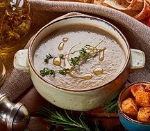 Суп-пюре из шампиньонов