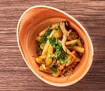 Картофель по-домашнему с грибами