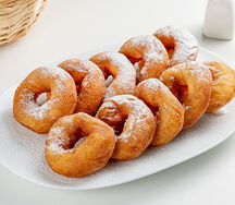 Золотые пончики постные