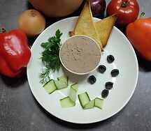 Паштет куриный с тостами