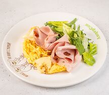 Омлет с мортаделлой