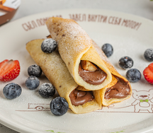 Блинчики с бананом и Nutella