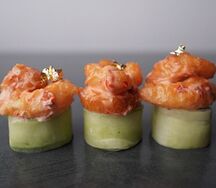 Fibi острый ролл с магаданскими креветками