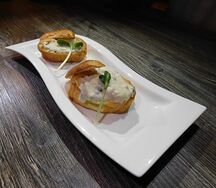 Жюльен с курицей и грибами