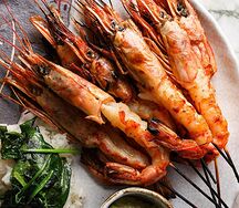 Лангустины гриль