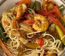 Креветка в сливочном соусе