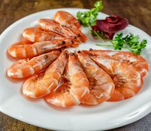 Креветки отварные королевские
