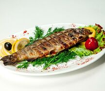 Шашлык из дикой форели