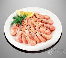 Креветки отварные