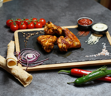 Шашлык из куриных крыльяв