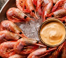 Креветки магаданские на льду