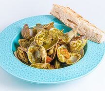 Моллюски Вонголе в соусе Песто