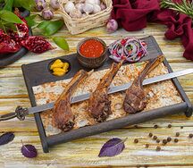 Шашлык из каре ягненка