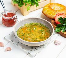 Домашний куриный суп