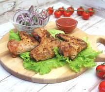 Шашлык из куриных крыльев