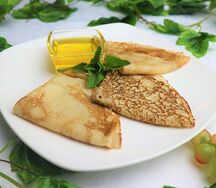 Блины с медом