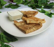Блины со сметаной
