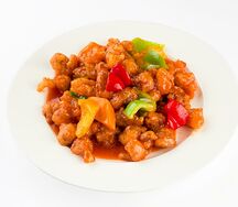 Cвинoй карбонад с ананасами