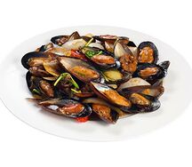 Мидии с острым перцем