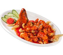 Судак в кисло-сладком соусе