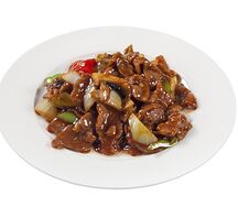 Говядина в устричном соусе