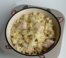 Паста с красной рыбкой