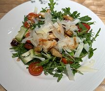 Салат Руккола и креветки