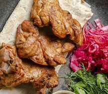 Шашлык из куриного бедра