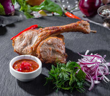 Шашлык из телячьей корейки