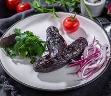 Шашлык из свежих баклажан