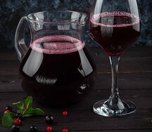 Морс домашний из малины