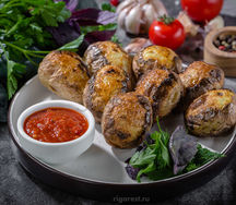 Шашлык из молодого картофеля