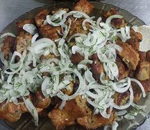 Шашлык из cвинoй шейки