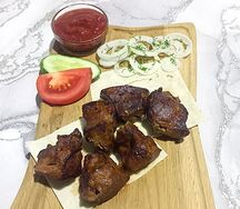 Шашлык из говяжьей печени