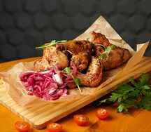 Куриные крылья на мангале