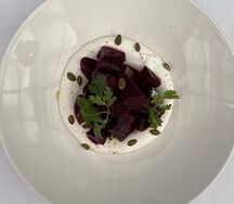 Свекла с козьим сыром