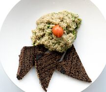 Зеленая икра из баклажанов