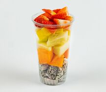 Fruits Mix Питахайя, папайя, дыня, ананас, клубника