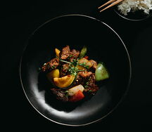 Говядина с овощами