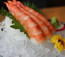 Сашими креветка