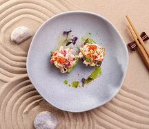 Авокадо, краб