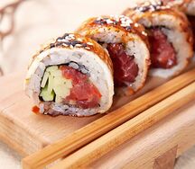 Тунец блюфин, угорь