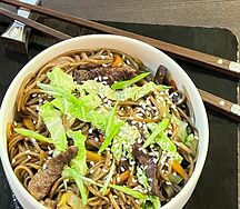 Удон с говядиной