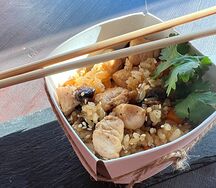 Рис с курицей