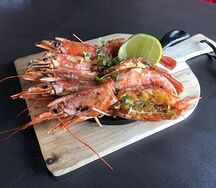 Лангустины гриль