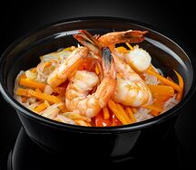 Фунчоза с креветками
