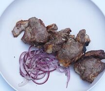 Шашлык из cвинoй корейки