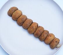 Шампиньоны на мангале