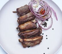 Шашлык из свиных ребер